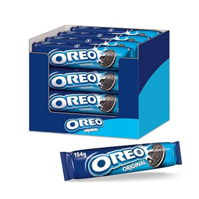 En gros Oreo Biscuits et Biscuits Doux Croustillant Glucose Craquelins en Vrac Crème et Chocolat Saveurs Boîte D'emballage