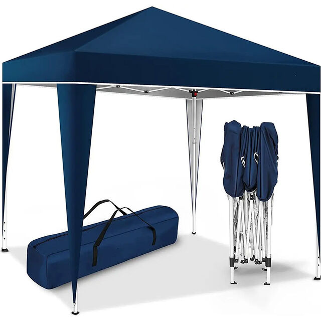 Tenda dobrável 3x3m para camping, exposição, lazer, praia, pavilhão com proteção solar.