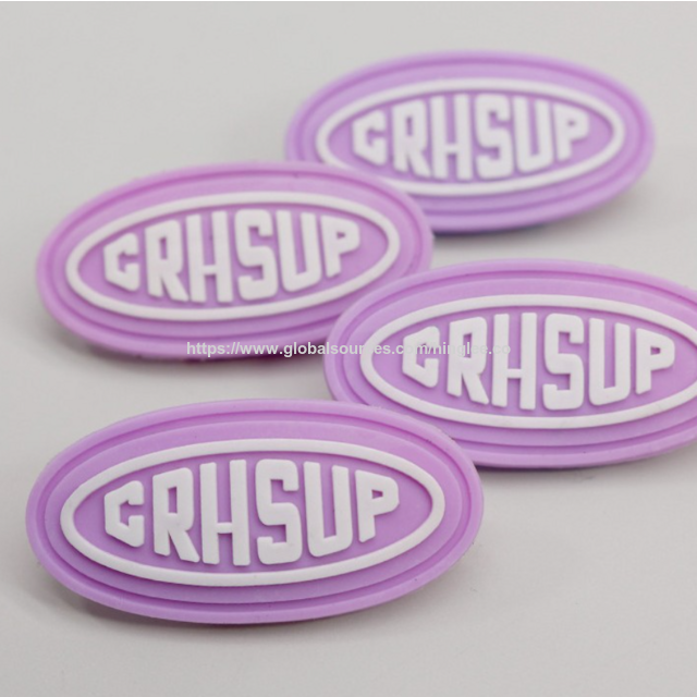 High Quality Customized 3d Embossed Silicone Badges Cool Design ...