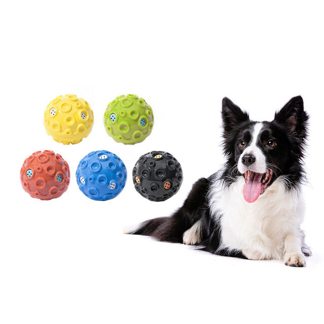 Juguetes de Pelota Grande para Perros 2026 con Sonido, Pelotas Chirriantes para Limpieza Dental, Juguete Interactivo para Masticar Dientes de Mascota for sale at factory direct price