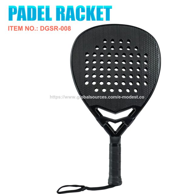 Fortschrittlicher Padel-Schläger mit individuellem Brücken-Design aus Carbonfaser