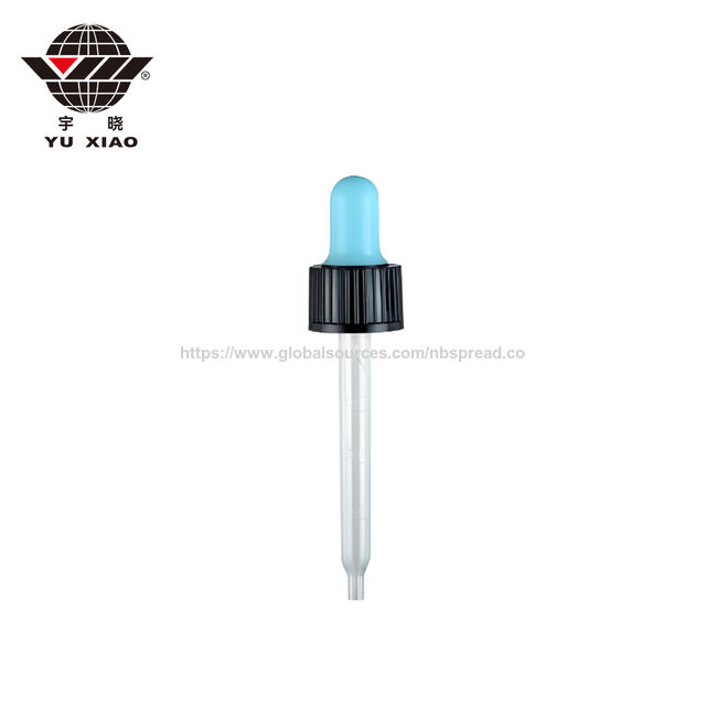 Tampas de conta-gotas de pipeta de plástico calibradas e escalonadas de 24 mm 24-410 no atacado de fábrica para garrafas for sale at factory direct price