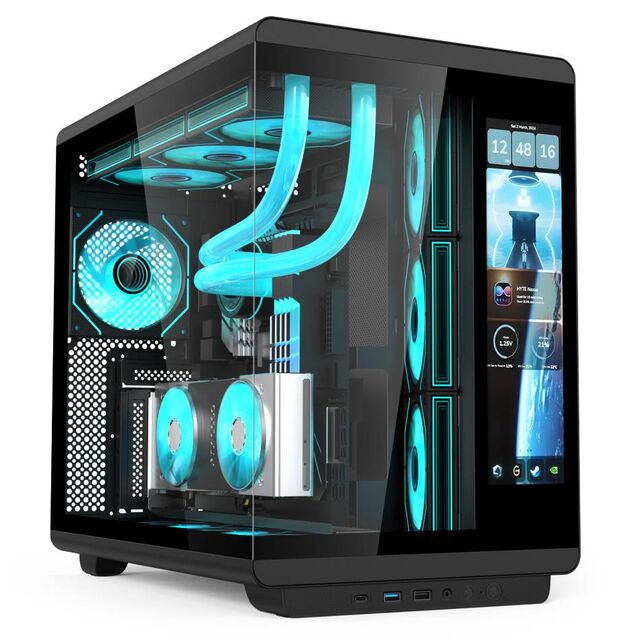 Buy China Wholesale Soeyi Computer Pc Case Atx Tempered Glass 360mm ...