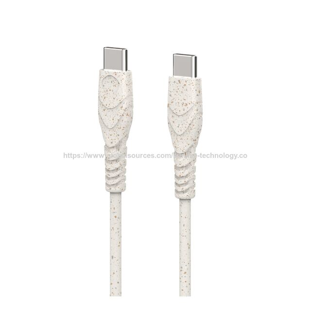 ODM Type C to Type C Cables, Environmentally Friendly Cables, RPET Plug ,PD 100W, Custom OEM for sale at factory direct price