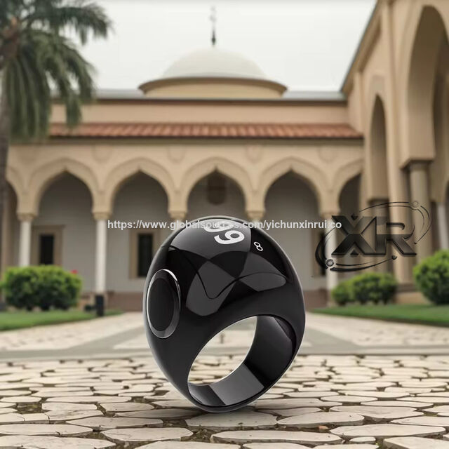 Zikr Ring Counter Electronics Muslim 5 Prayer Azan Alarm Ramadan Gift Islam Qibla Arabic Smart Ring for sale at factory direct price