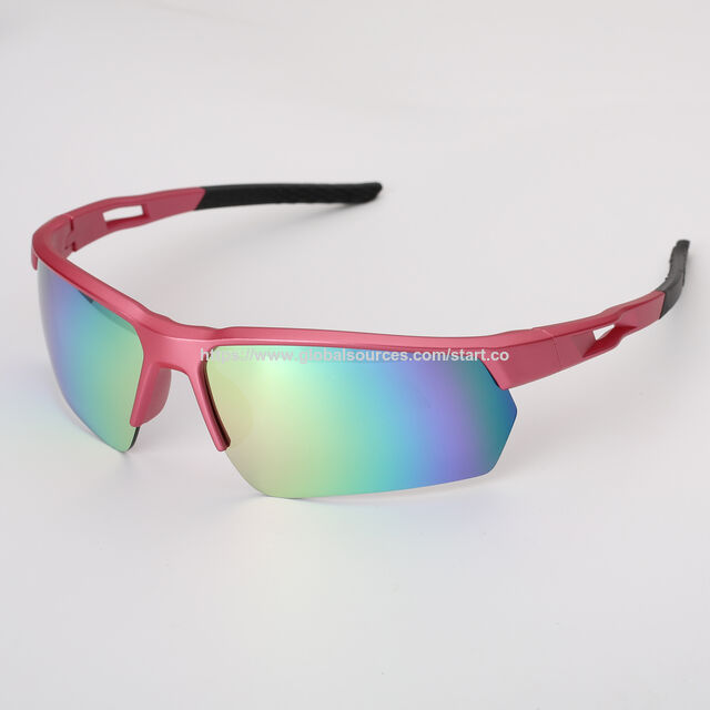 Nouvelles Lunettes de Soleil de Sport, Monture en Plastique, Protection UV 400, Commandes OEM Bienvenues, CE, SS1356