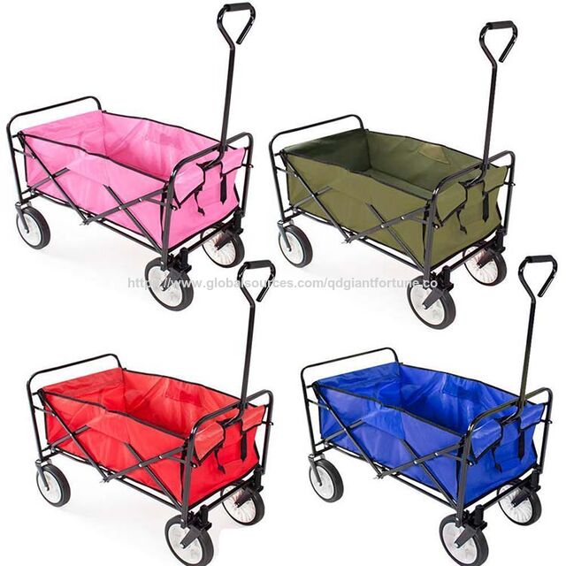 Faltbarer Campingwagen für den Außenbereich, Oxford-Sportwagen zur Aufbewahrung, Garten-/Strandwagen, Transportwagen for sale at factory direct price