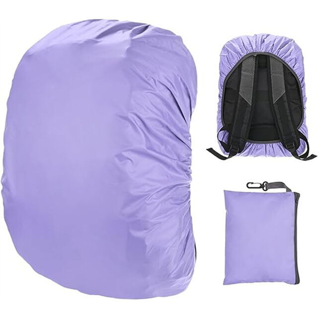 Housse de Pluie Imperméable pour Sac à Dos avec Pochette de Transport pour Randonnée, Vélo, Camping et Voyage en Plein Air