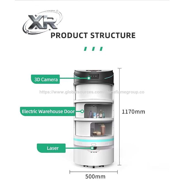 Nuevos Productos Calientes Robot de Entrega de Comida Multifuncional "Fortune Leopard Pro" para Hoteles y Restaurantes for sale at factory direct price