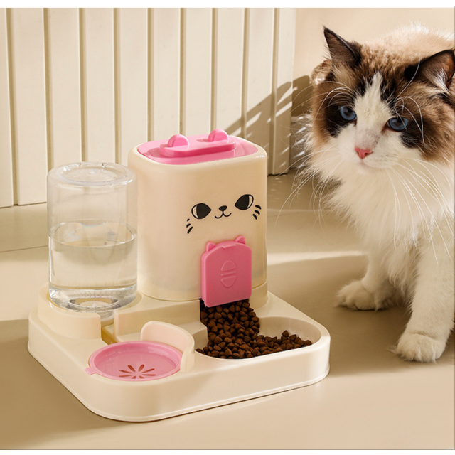Katzenfutterspender, Katzennapf, Haustierutensilien, Katzenschale, Hundenapf, Katzenbecken, universeller Wasserspender, Haustierbedarf