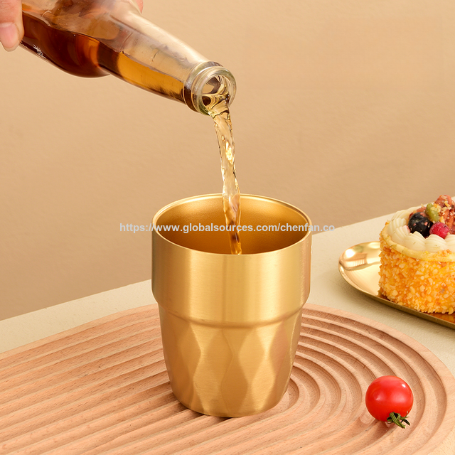 Tasse Classique en Acier Inoxydable Double Paroi pour Camping Extérieur - Pour Eau, Café & Thé au Lait for sale at factory direct price