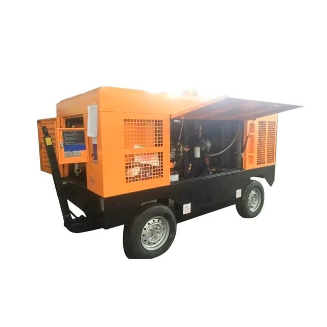 Compresseurs d'air diesel à vis 18 bars avec compression à vis monostade refroidie par huile for sale at factory direct price