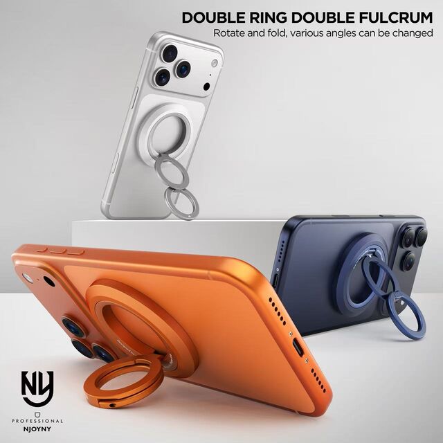 Soporte Magnético Plegable de Doble Anillo para Teléfono, Antiarañazos y Duradero para Uso Diario for sale at factory direct price
