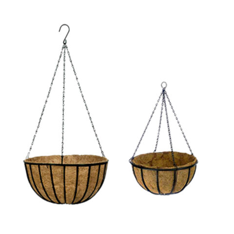 Hängende Drahtkörbe aus Metall für den Garten, kundenspezifische Größen und Farben akzeptiert JX for sale at factory direct price
