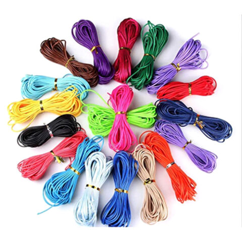 Cordon en Coton Ciré Coloré Personnalisé. JX