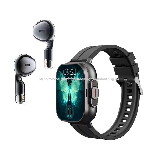 Smartwatch mit integrierten Ohrhörern