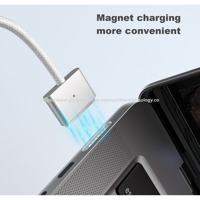 140W USB-C to Magnetic 3Cable Compatible with MacBook Pro 2021magnet charging, convenient charging way for iphone for sale at factory direct price