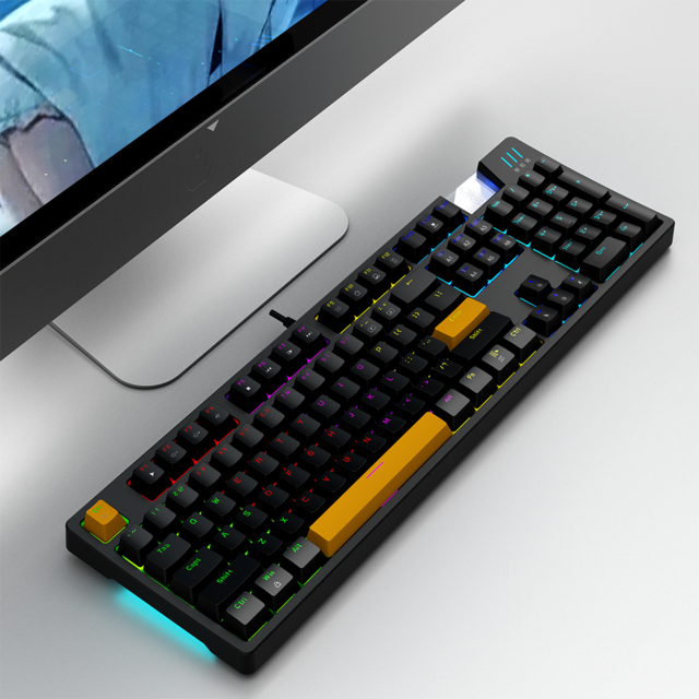 Jixian Switch 2026 Gaming Keyboard Rainbow Led Lighting Mechanical ...