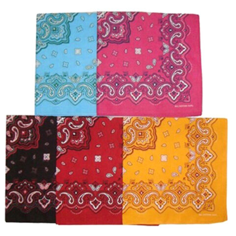 أوشحة قطنية مخصصة رخيصة بالجملة بنمط بيزلي JX for sale at factory direct price