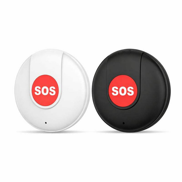 Tuya WiFi SOS Emergency Button Smart Wireless Panic Button with Lanyard USB Type-C Charging Built-in 400mAh Rechargeable Battery for sale at factory direct price