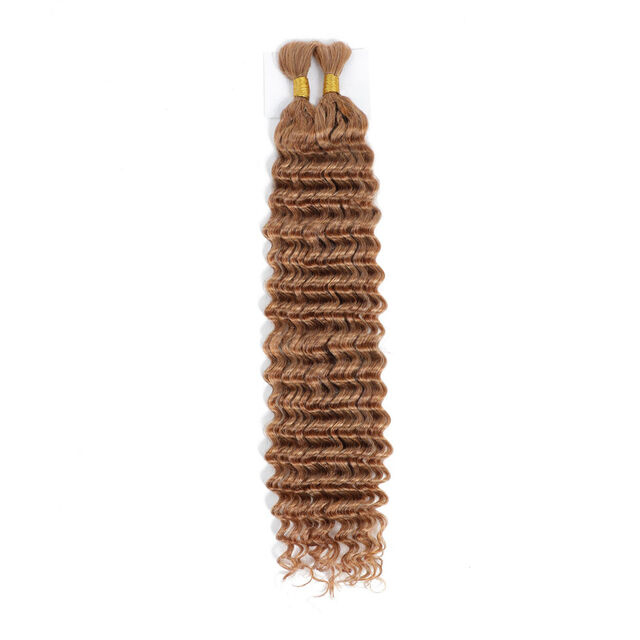 Bunte Haarverlängerungen für Zöpfe im Großhandel - Jungfräuliches Echthaar zum Zopfloch, Bulk Ware ohne Weft, Boho Braids Großhandel Echthaar