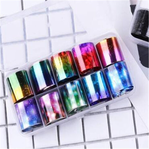 Autocollants pour Ongles Transfert Feuille d'Emballage JX