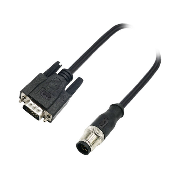 Conector Macho HDB de 15 pines a Conector Macho M12 de 17 pines con Código A y Cable Blindado for sale at factory direct price