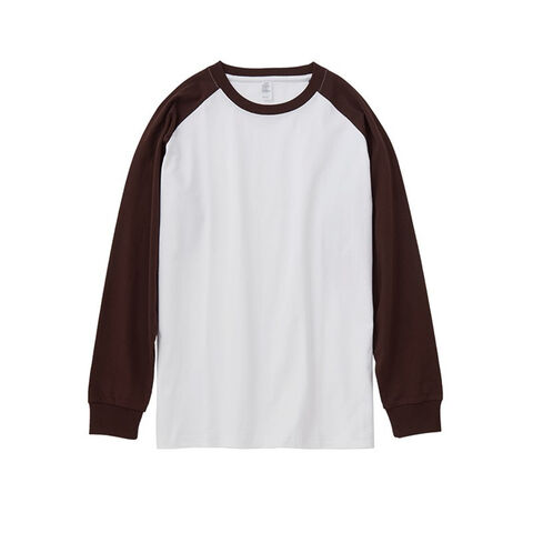 Übergroßes Unisex-Langarm-Mode-T-Shirt