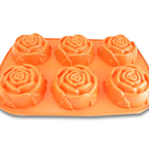 Kuchenform aus weichem Silikon, kundenspezifischer Logodruck möglich, verschiedene Stile und Farben erhältlich