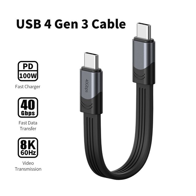 Wholesale Factory,Sunlike USB 4 Gen 3 Cable,PD100W,fast chager,Fast Data Transfer Speed,More convenient for office work,OEM ODM for sale at factory direct price