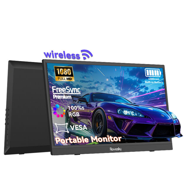 شاشة محمولة فل إتش دي 1920x1080 بوصة 15.6 100% sRGB اتصال لاسلكي ممتاز للألعاب المحمولة والأعمال for sale at factory direct price