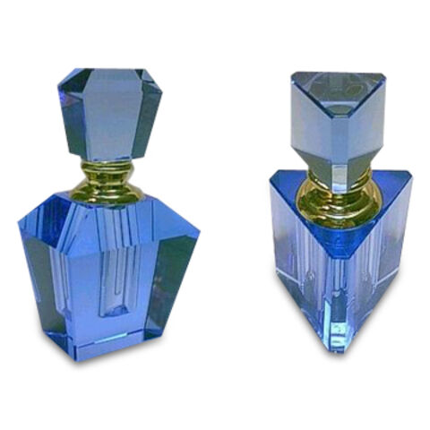 Elegant Crystal Perfume Bottle with Cap