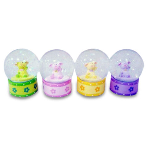 Einzigartige/Süße Wasserball-Flasche für Werbeaktionen, Polyresin und Glas for sale at factory direct price