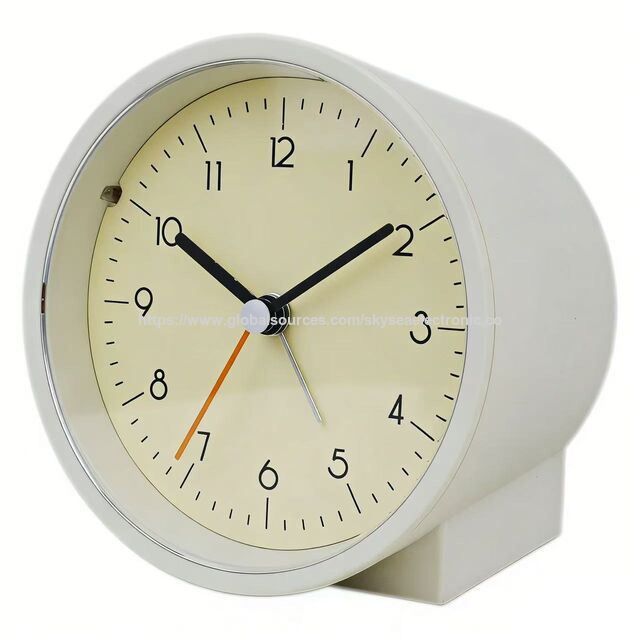 Reloj Despertador Redondo de Mesa para Proveedor #18099 con Diseño Minimalista para Uso en Oficina y Hogar for sale at factory direct price