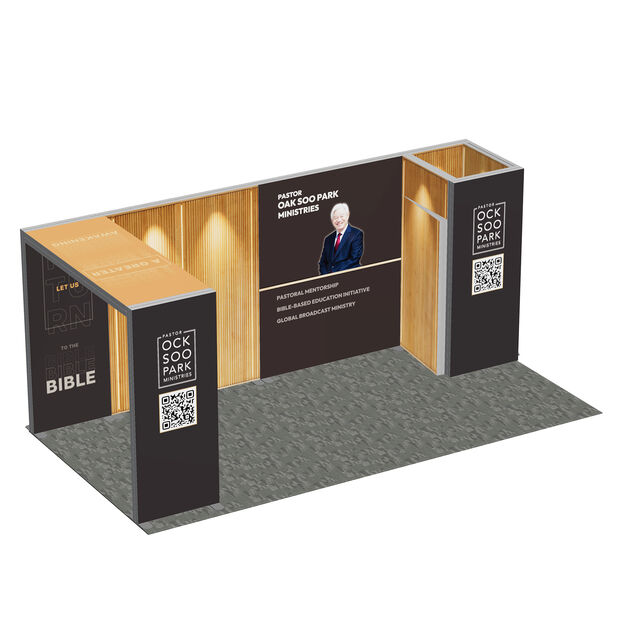 Bulk Buy China Wholesale Aluminum Profile Patented Design Backlit Booth ...