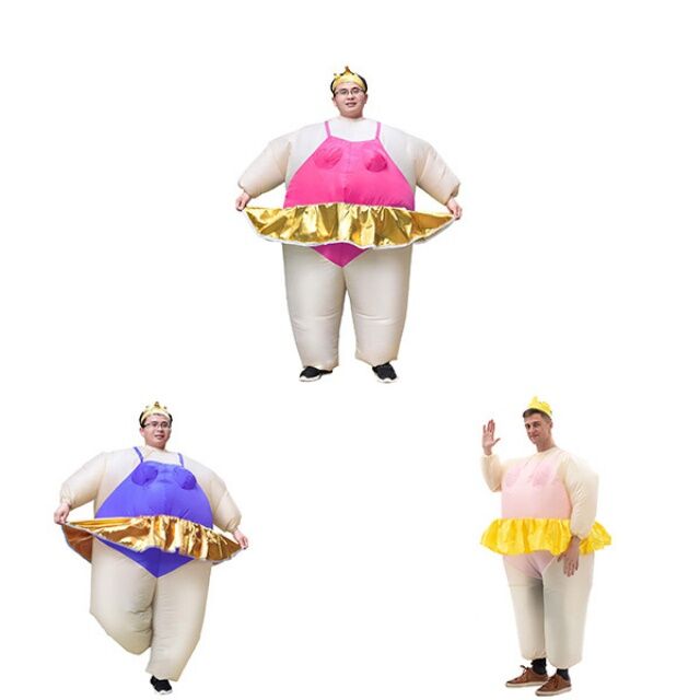 Disfraz Inflable de Sumo para Adultos - Disfraz de Ballet Inflable de Halloween para Actuaciones, Vestuario de Cosplay