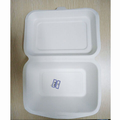 صندوق الباجاس للاستخدام مرة واحدة لتعبئة المواد الغذائية بمواد صديقة للبيئة for sale at factory direct price