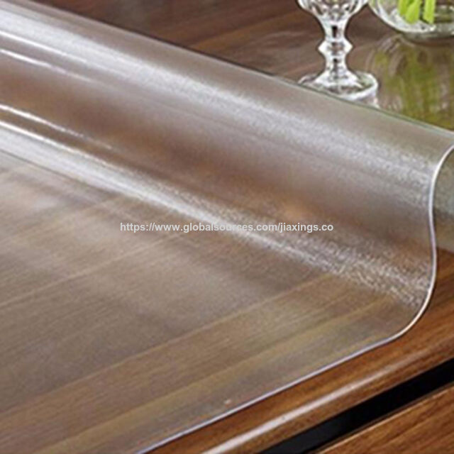 Cubierta de Mesa de PVC Transparente y Flexible