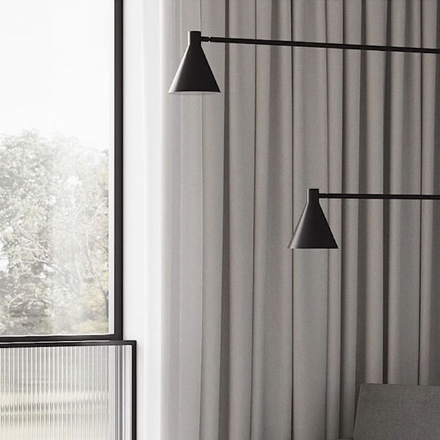 Cortinas de Dormitorio de Lujo Modernas Blackout con Estilo Tejido Incluye Accesorios de Procesamiento