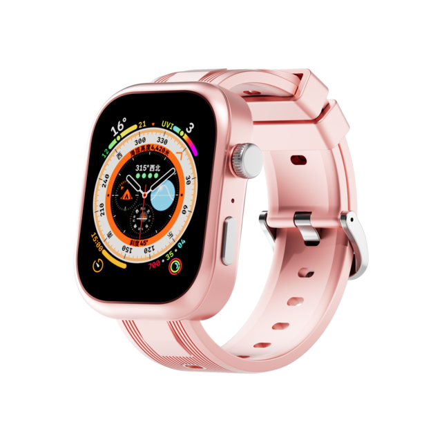 RTOS 4G GPS Smartwatch mit SOS-Herzfrequenzmonitor, IP67 wasserdichter HD-Kamera, LCD-Touchscreen und SIM-fähig