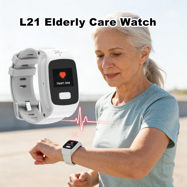 Alarme SOS de Suivi du Rythme Cardiaque pour Personnes Âgées avec Appel Bidirectionnel / Portable / Montre de Surveillance de la Santé for sale at factory direct price