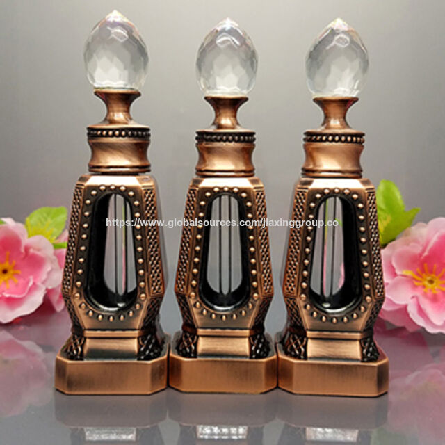 Garrafas de óleo essencial de metal, frascos de perfume vazios de liga for sale at factory direct price