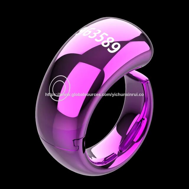 خاتم تسبيح القبلة الجديد XR976، خاتم ذكي بخمسة مقاسات، خاتم ذكر مسلم for sale at factory direct price
