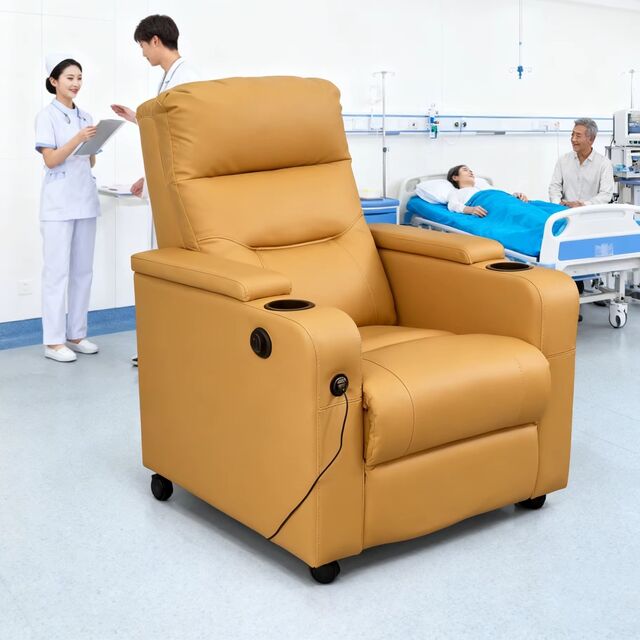 Cadeiras Hospitalares Personalizadas com Haste para Soroterapia, Sofá Reclinável Médico para Transfusão e Infusão, Atacado