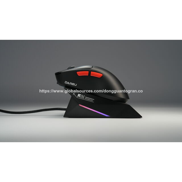 Progamer Symmetrical Wireless Mouse With Rgb Illuminated Charging Dock ...