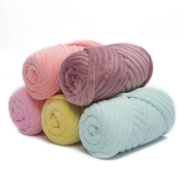 Fil de remplissage à âme de velours super doux pour couvertures tissées et fils d'enveloppement d'oreiller, 3 cm