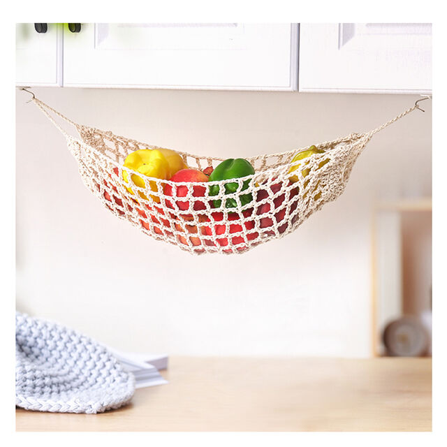 Accroche murale pour organisateur de fruits et légumes au crochet, décoration d'intérieur, prix usine