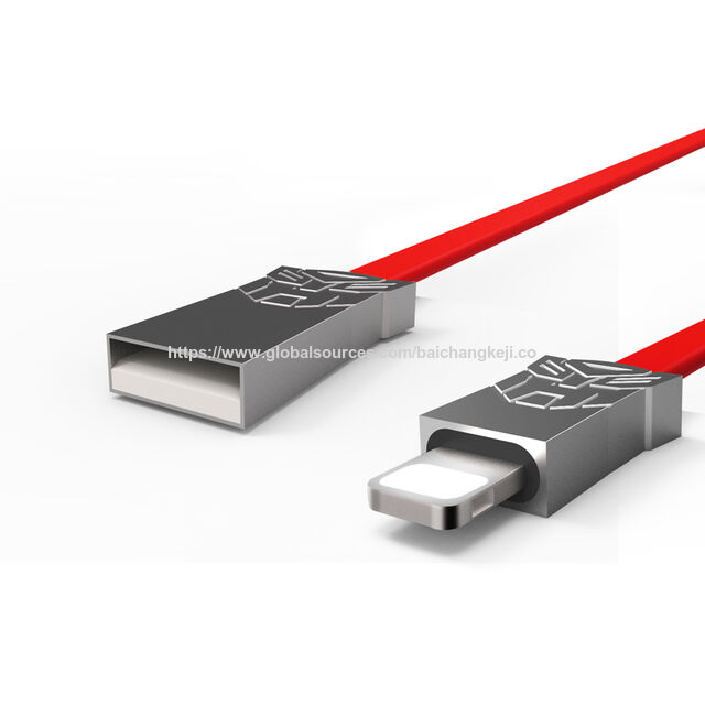 Cable de datos en forma de diamante de aleación de zinc para iPhone for sale at factory direct price