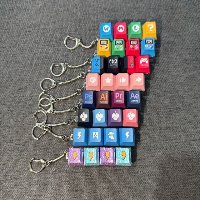 Tampas de Teclado Mecânico Fofas e Coloridas - Keycaps Sublimadas, Teclado Mecânico Personalizado, Impressão por Transferência de Calor for sale at factory direct price