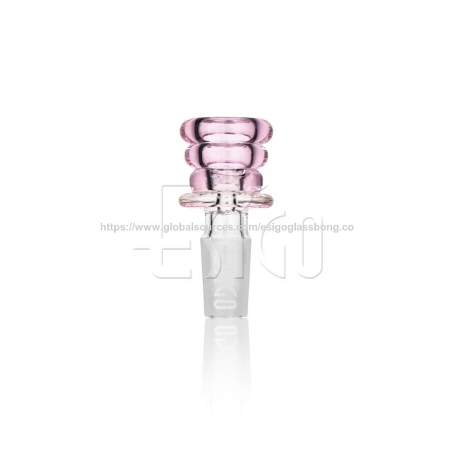 Boîte d'exposition en verre Esigo en gros, bol en verre en forme de nid d'abeille, pipe à eau en verre pour herbes sèches, accessoires en verre